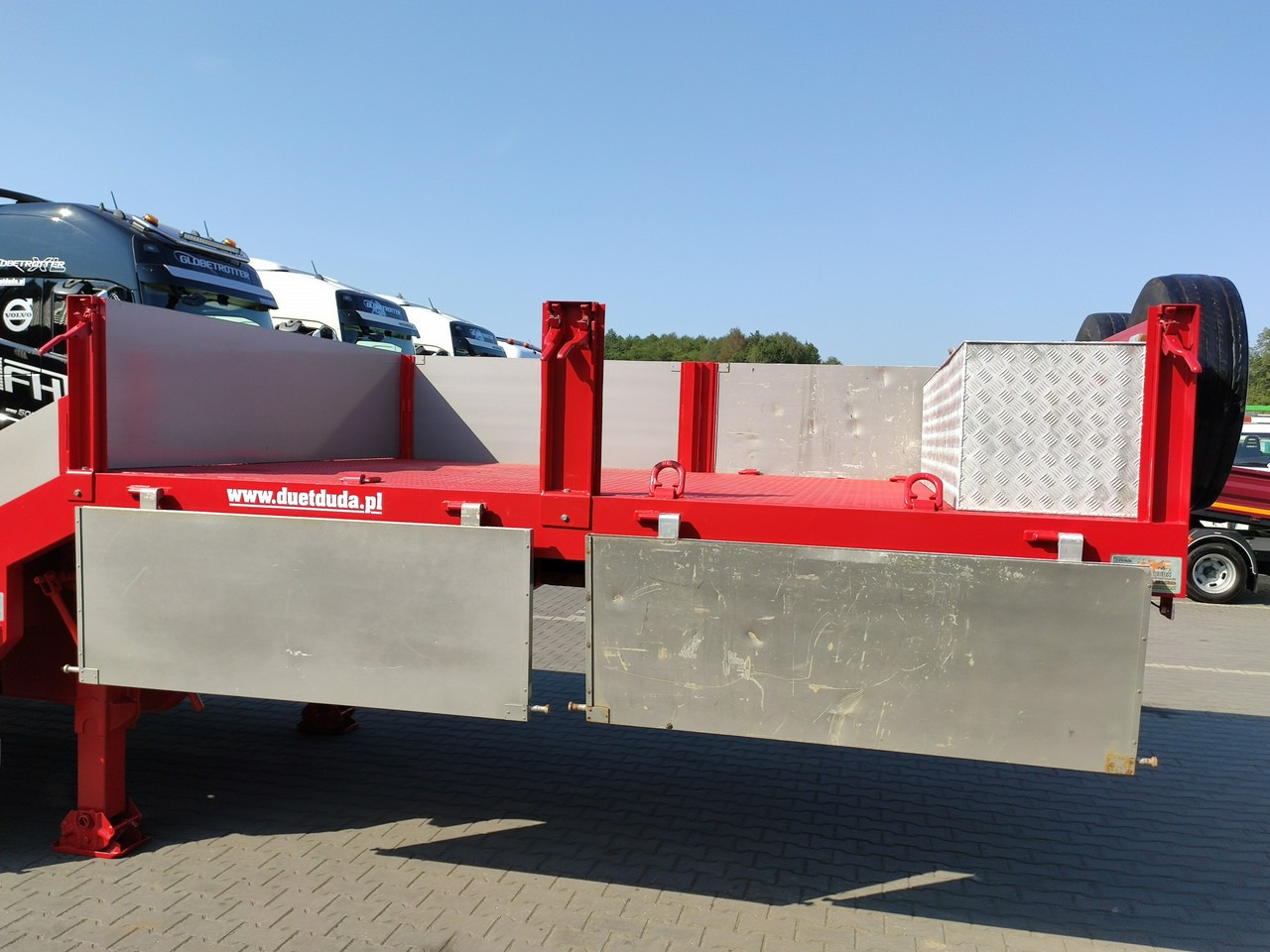 Низкорамный полуприцеп Bodex JANMIL Burtówka Laweta Niskopodłogowa Podczołgówka 3-Osie: фото 50