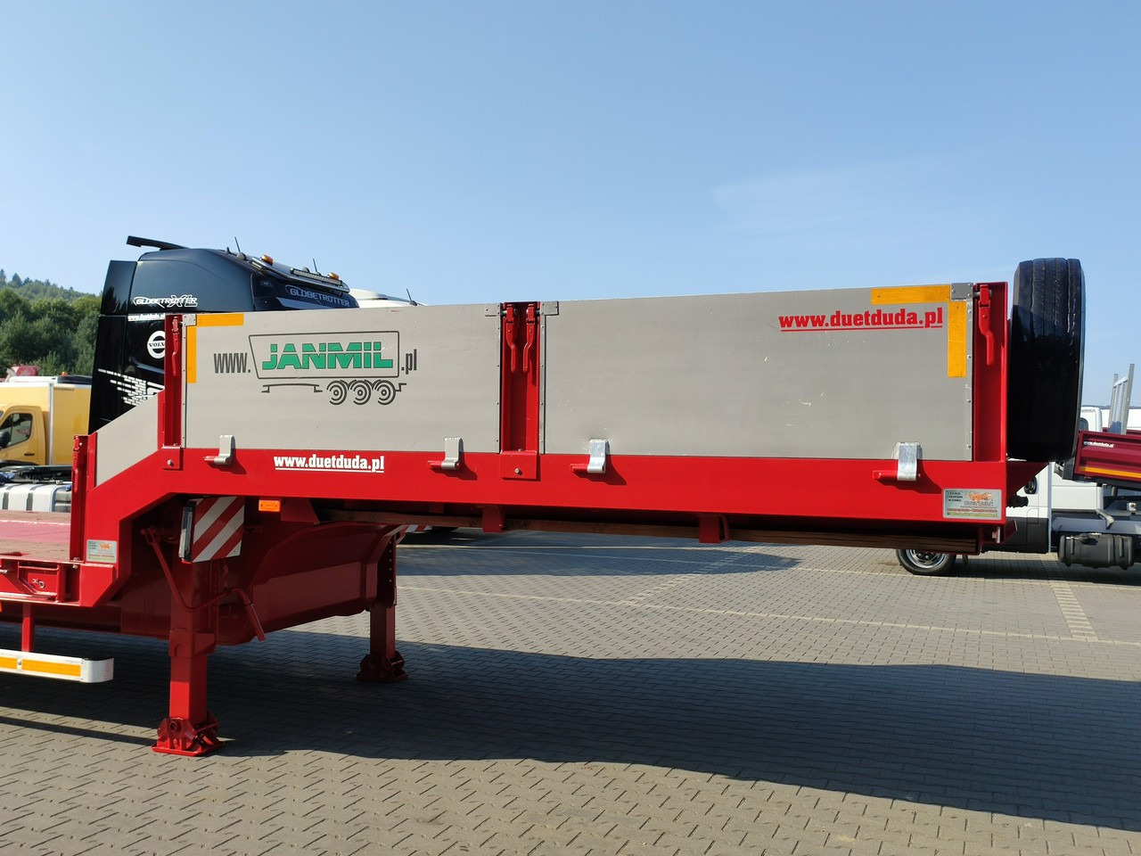 Низкорамный полуприцеп Bodex JANMIL Burtówka Laweta Niskopodłogowa Podczołgówka 3-Osie: фото 38