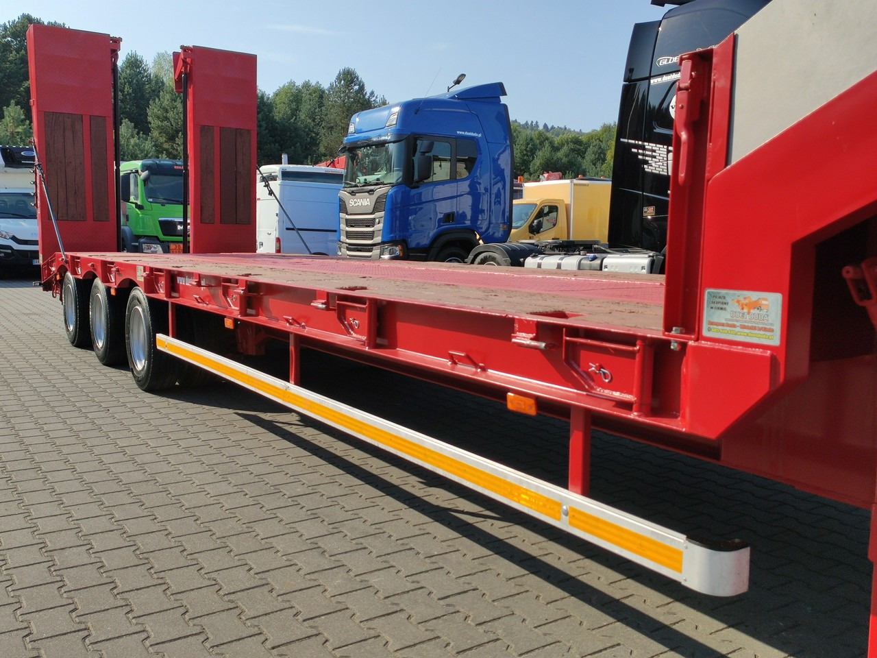 Низкорамный полуприцеп Bodex JANMIL Burtówka Laweta Niskopodłogowa Podczołgówka 3-Osie: фото 37