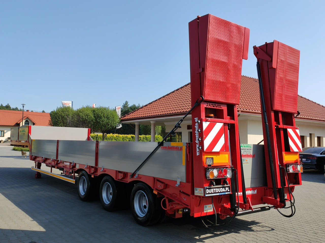 Низкорамный полуприцеп Bodex JANMIL Burtówka Laweta Niskopodłogowa Podczołgówka 3-Osie: фото 45