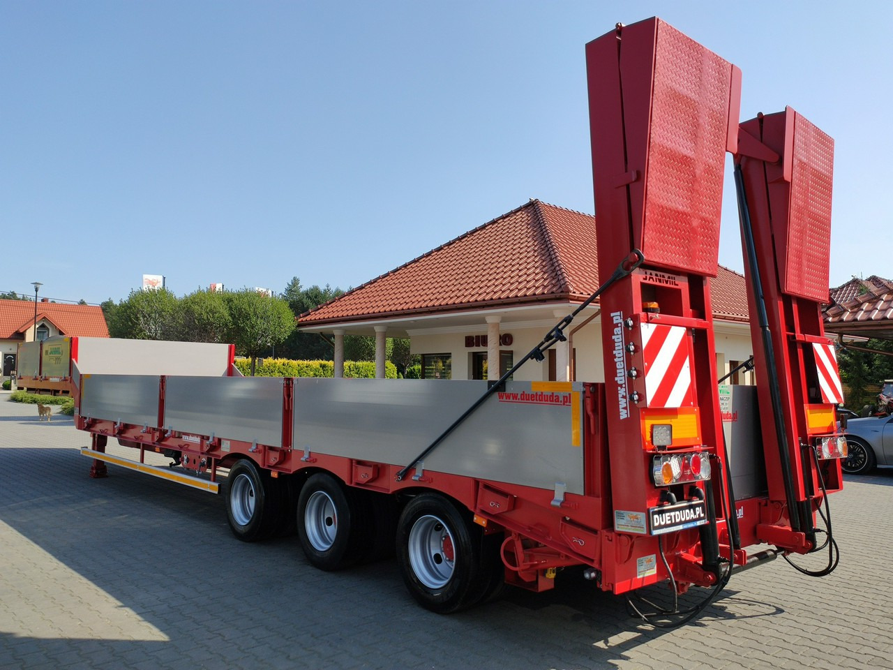 Низкорамный полуприцеп Bodex JANMIL Burtówka Laweta Niskopodłogowa Podczołgówka 3-Osie: фото 47