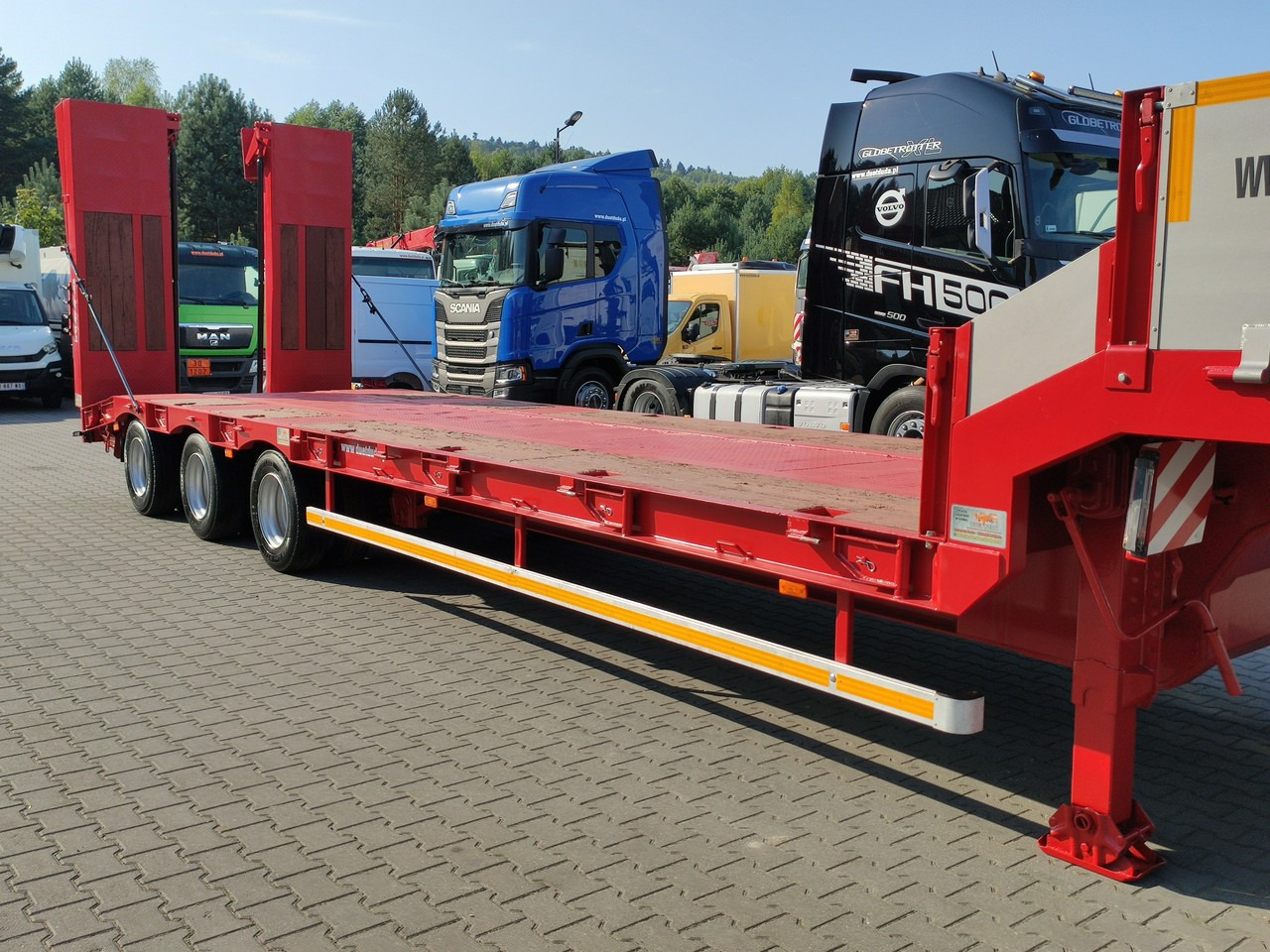 Низкорамный полуприцеп Bodex JANMIL Burtówka Laweta Niskopodłogowa Podczołgówka 3-Osie: фото 9