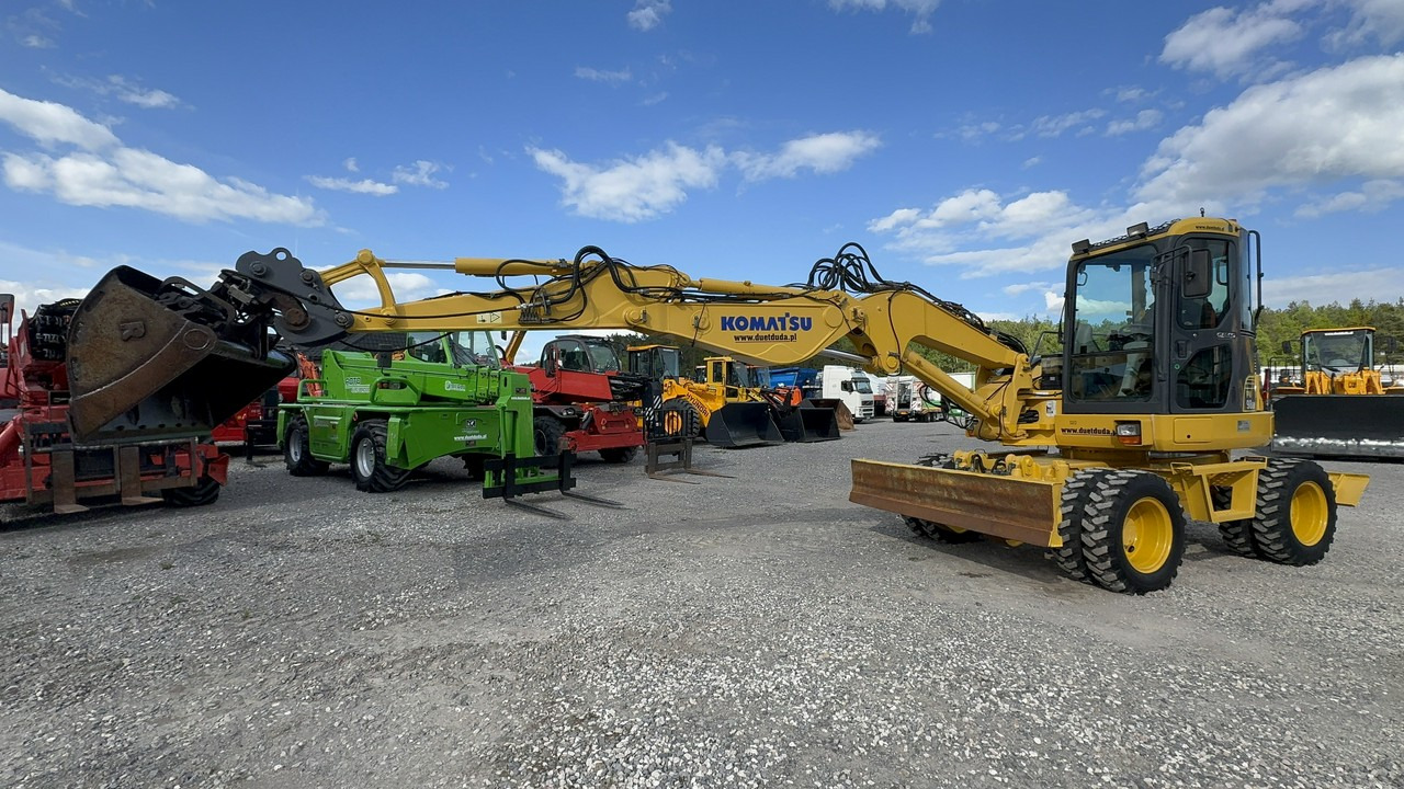 Komatsu PW 98 MR 8 Pług + Podpory 10ton Szybkozłącze - Колёсный экскаватор: фото 3 Komatsu PW 98 MR 8 Pług + Podpory 10ton Szybkozłącze - Колёсный экскаватор: фото 3