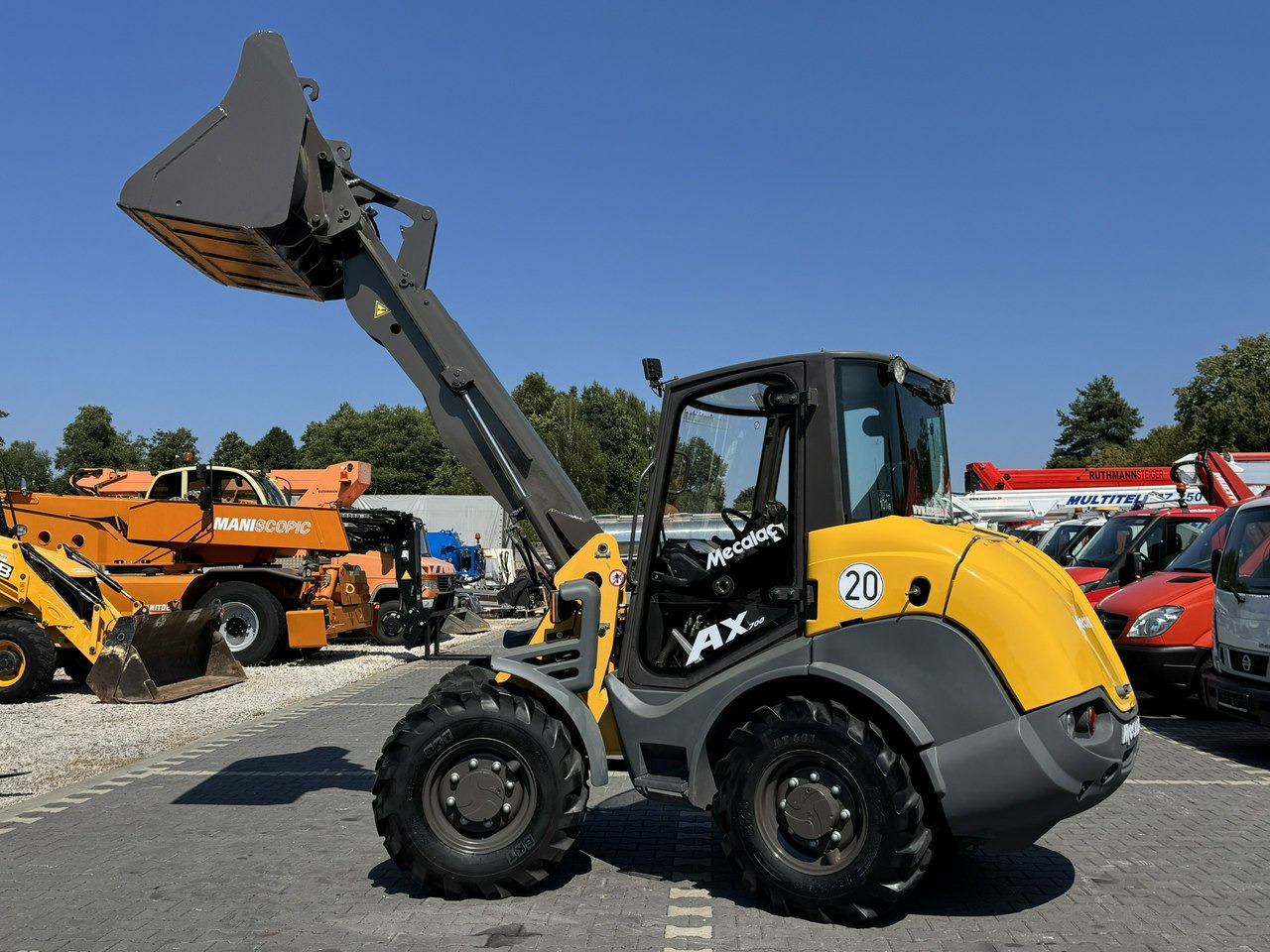 Колёсный погрузчик Mecalac AX 700 Szybko-Złącze Łyżka Super Stan: фото 10