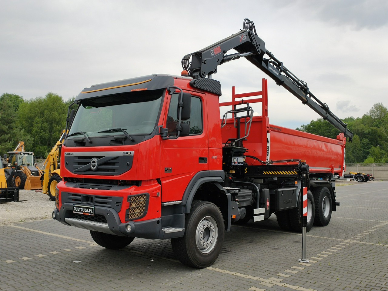 Volvo FMX 410 6x4 13L HDS Radiowy Hydroburta - Самосвал, Автоманипулятор: фото 1 Volvo FMX 410 6x4 13L HDS Radiowy Hydroburta - Самосвал, Автоманипулятор: фото 1