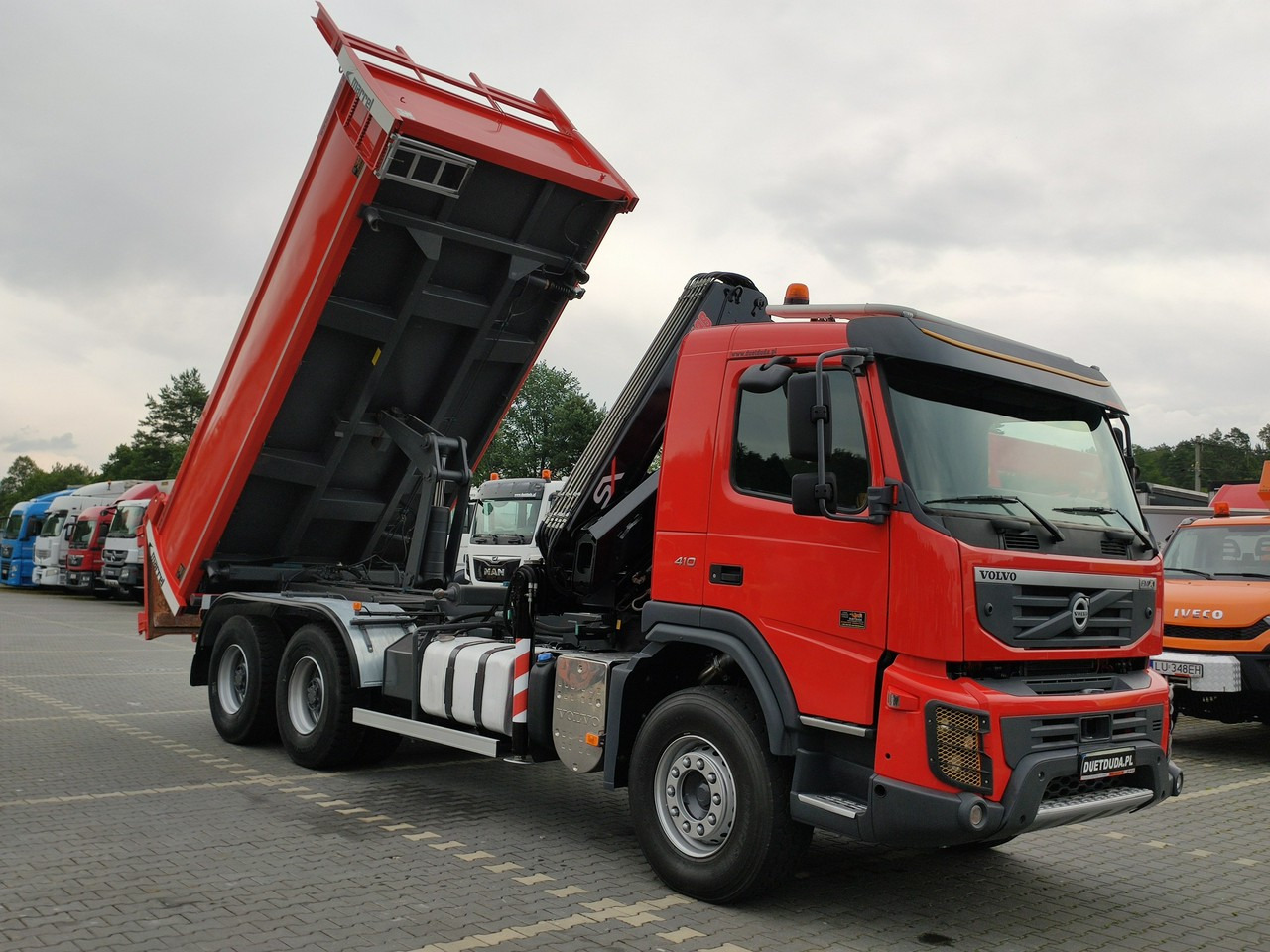 Volvo FMX 410 6x4 13L HDS Radiowy Hydroburta - Самосвал, Автоманипулятор: фото 2 Volvo FMX 410 6x4 13L HDS Radiowy Hydroburta - Самосвал, Автоманипулятор: фото 2