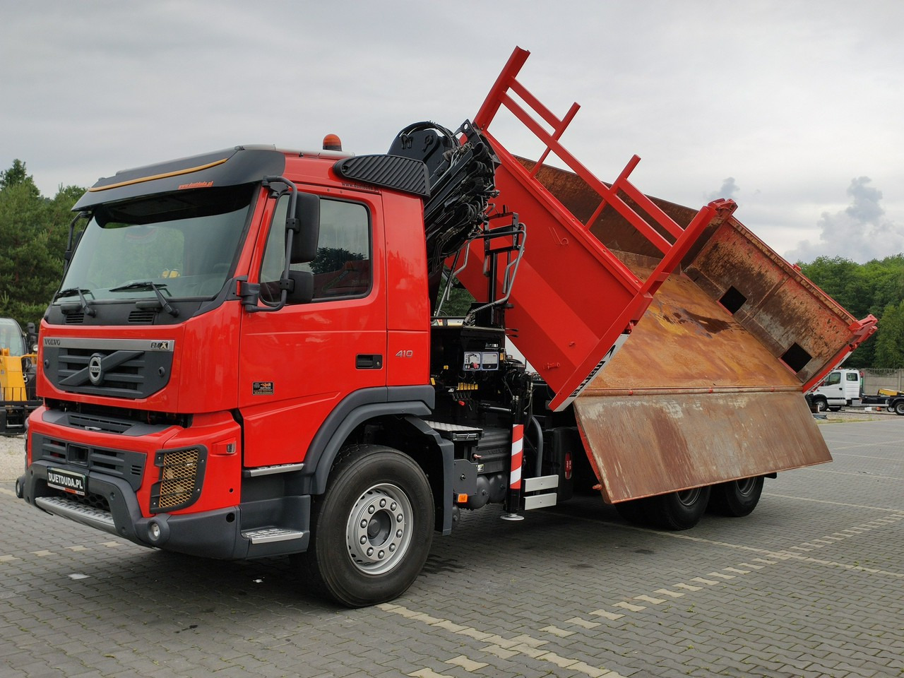 Volvo FMX 410 6x4 13L HDS Radiowy Hydroburta - Самосвал, Автоманипулятор: фото 5 Volvo FMX 410 6x4 13L HDS Radiowy Hydroburta - Самосвал, Автоманипулятор: фото 5