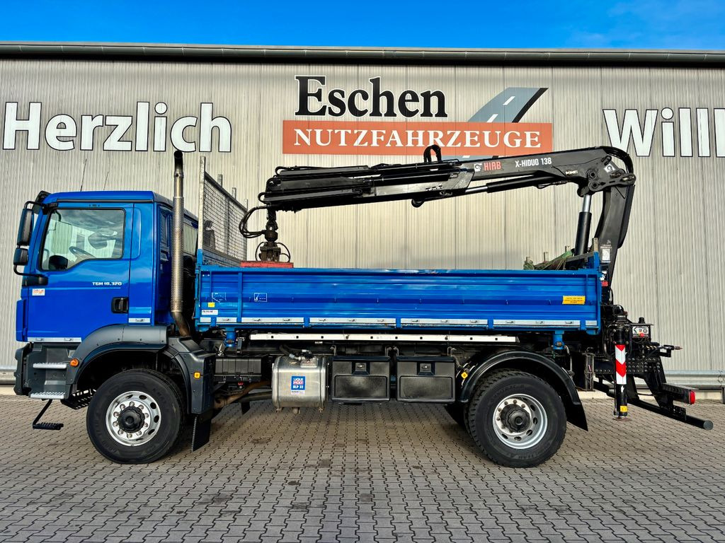 MAN TGM 18.320 4x4 BB | HIAB X-HIDUO 138*FUNK*Klima - Самосвал, Автоманипулятор: фото 2 MAN TGM 18.320 4x4 BB | HIAB X-HIDUO 138*FUNK*Klima - Самосвал, Автоманипулятор: фото 2