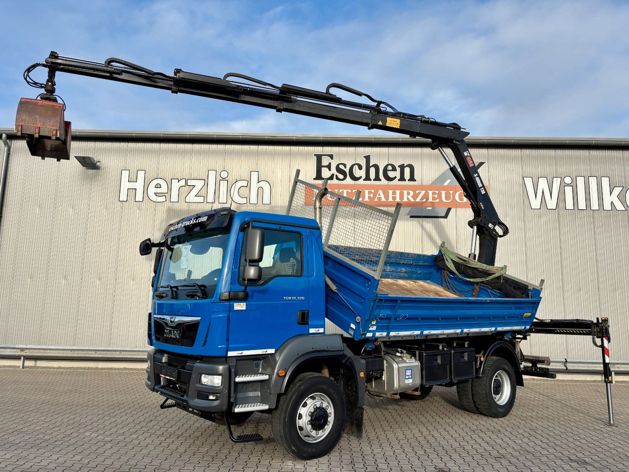 MAN TGM 18.320 4x4 BB | TÜV NEU*HIAB XHIDUO 138*FUNK - Самосвал, Автоманипулятор: фото 1 MAN TGM 18.320 4x4 BB | TÜV NEU*HIAB XHIDUO 138*FUNK - Самосвал, Автоманипулятор: фото 1