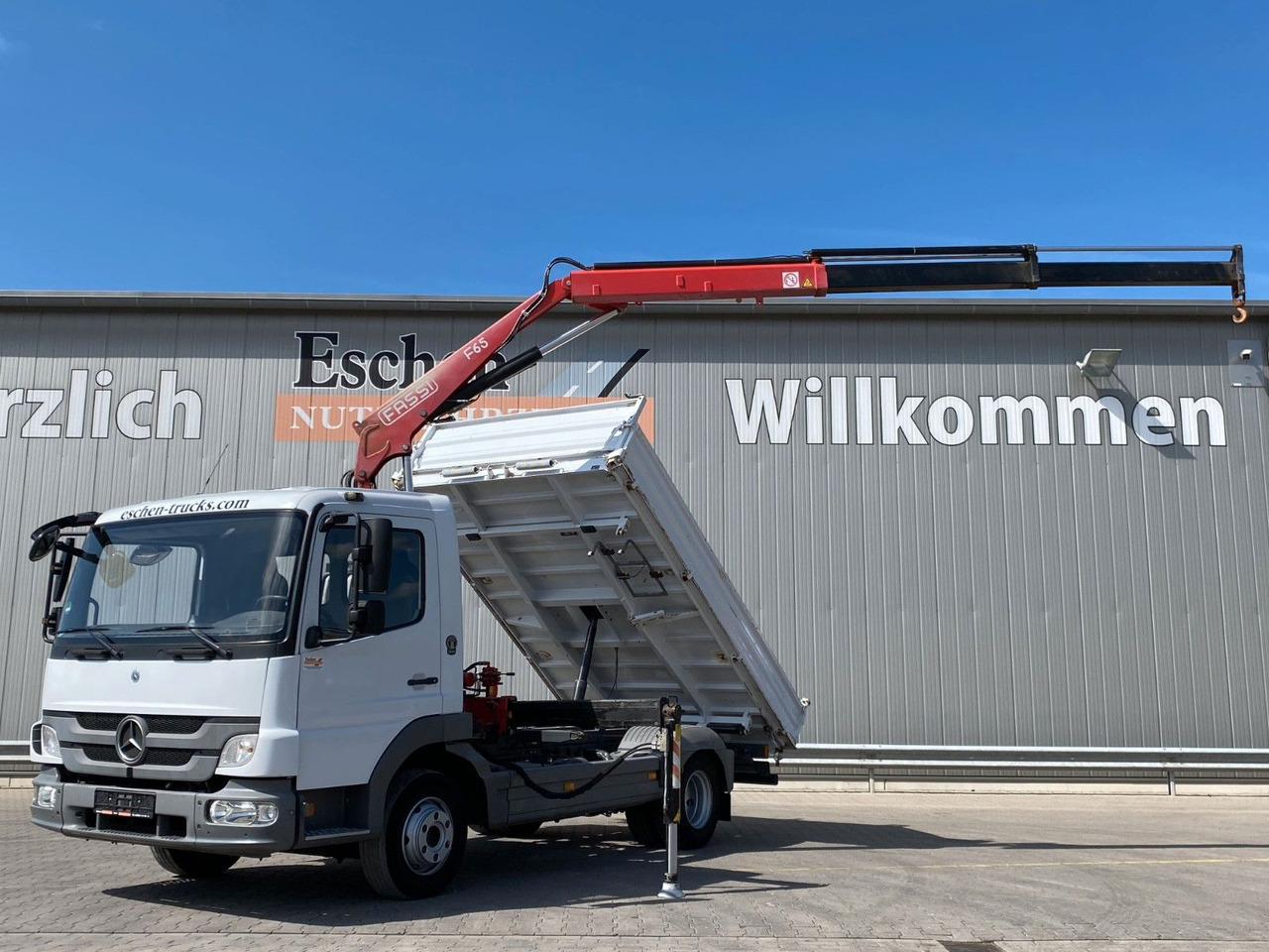 Mercedes-Benz 818 Atego | Fassi F65*MEILLER*PKW-AHK*1.Hand - Самосвал, Автоманипулятор: фото 2 Mercedes-Benz 818 Atego | Fassi F65*MEILLER*PKW-AHK*1.Hand - Самосвал, Автоманипулятор: фото 2