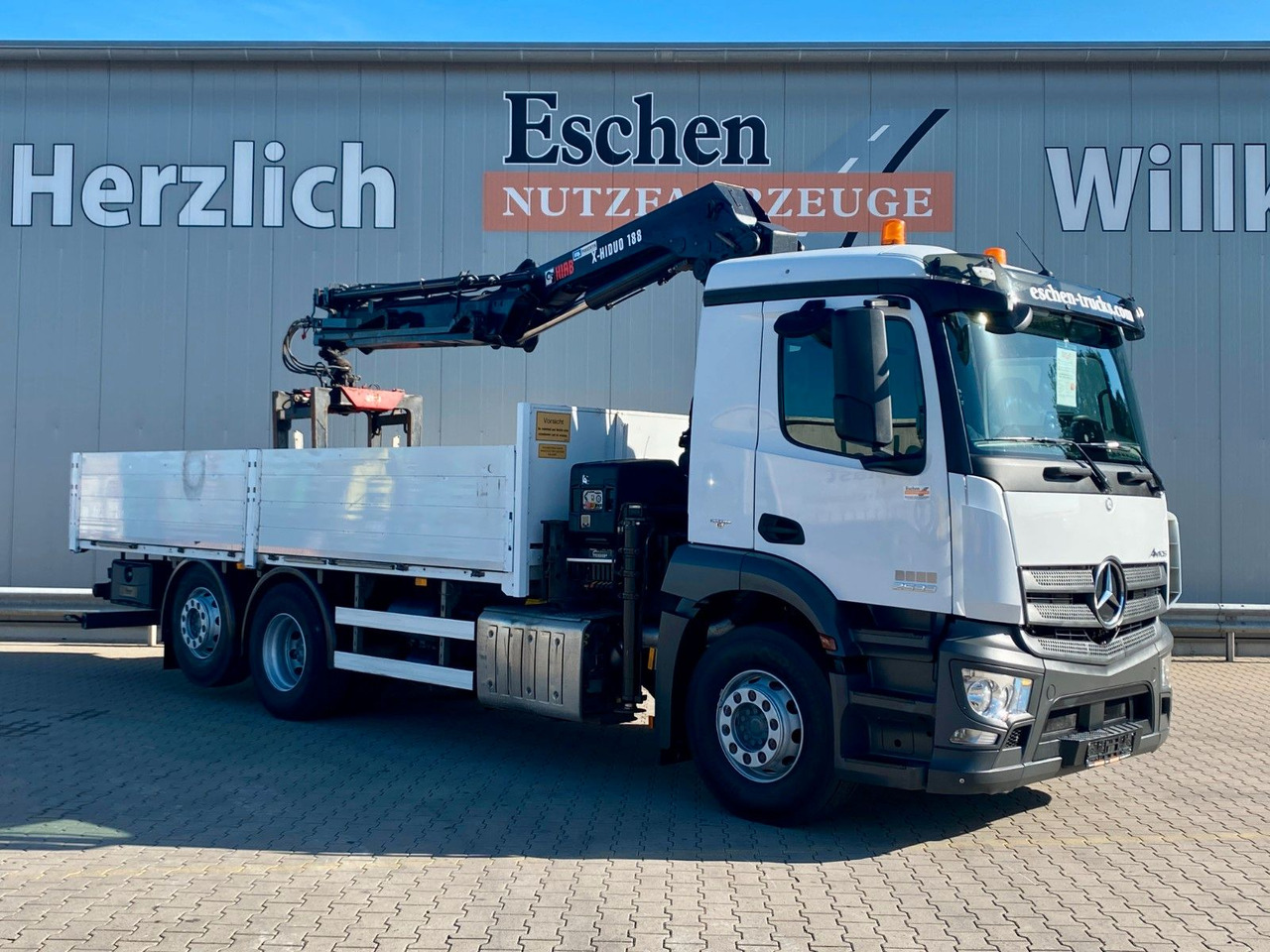 Грузовик бортовой/ Платформа, Автоманипулятор Mercedes-Benz Antos 2533 6x2 | X-HIDUO 188/ES-3*AHK*5+6.Kreis: фото 8