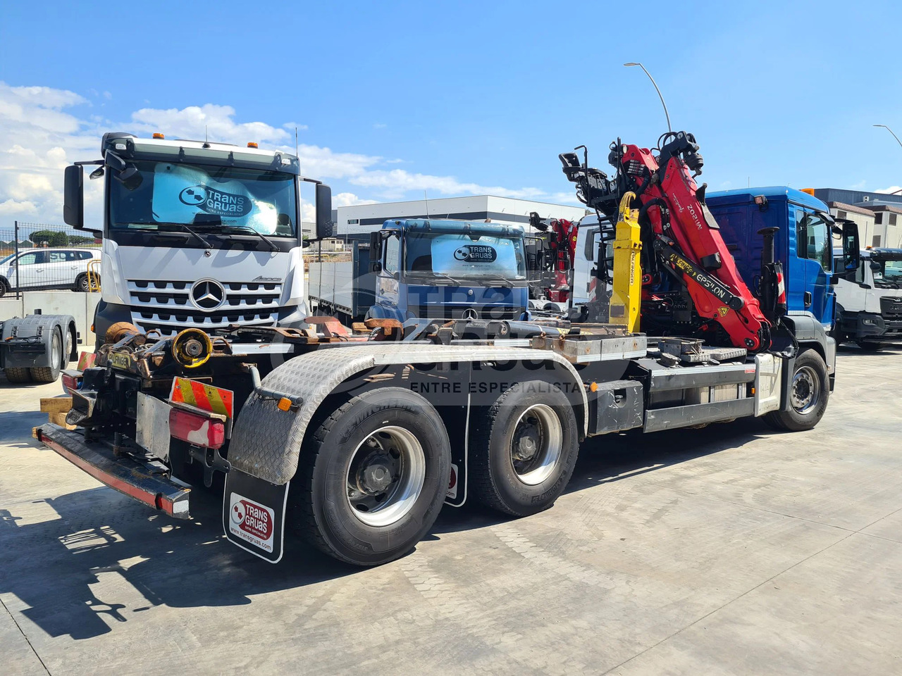 Camión MAN + Epsilon M120Z3 + Gancho Palfinger 20T - Крюковой мультилифт, Автоманипулятор: фото 2 Camión MAN + Epsilon M120Z3 + Gancho Palfinger 20T - Крюковой мультилифт, Автоманипулятор: фото 2