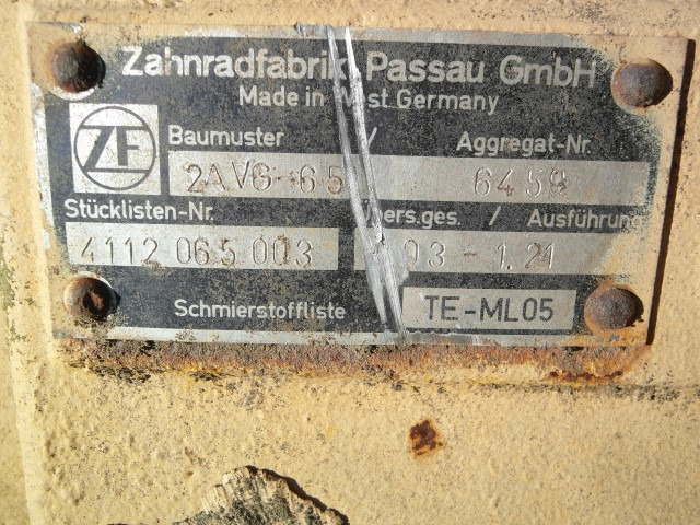 Zettelmeyer ZL 502 - 602 - Ось и запчасти для Строительной техники: фото 5 Zettelmeyer ZL 502 - 602 - Ось и запчасти для Строительной техники: фото 5
