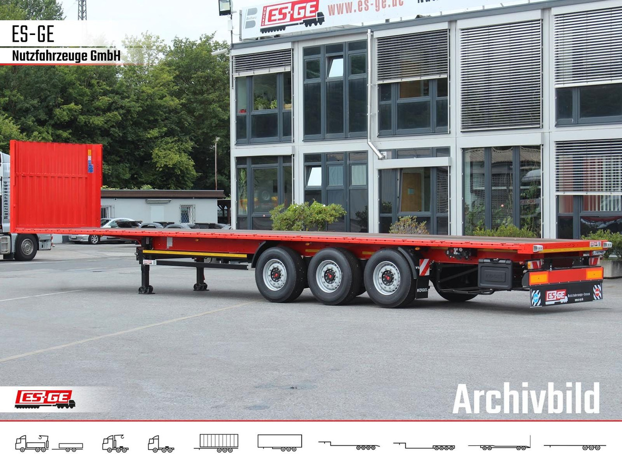 Kögel Multi Chassis. Rungen - Полуприцеп бортовой/ Платформа: фото 1 Kögel Multi Chassis. Rungen - Полуприцеп бортовой/ Платформа: фото 1