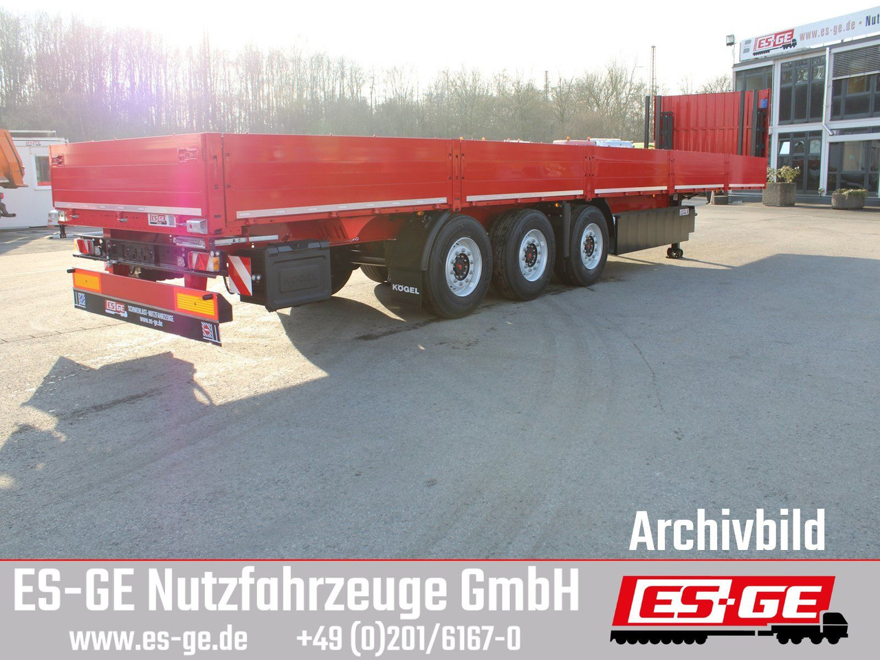 Kögel Multi Chassis, verstärkt, Bordwände - Полуприцеп бортовой/ Платформа: фото 3 Kögel Multi Chassis, verstärkt, Bordwände - Полуприцеп бортовой/ Платформа: фото 3