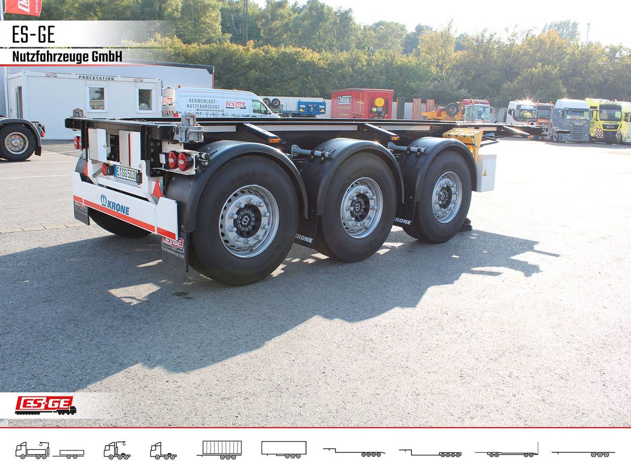 Krone Box Liner 3-Achs-Containerchassis 20' - Полуприцеп-контейнеровоз/ Сменный кузов: фото 4 Krone Box Liner 3-Achs-Containerchassis 20' - Полуприцеп-контейнеровоз/ Сменный кузов: фото 4