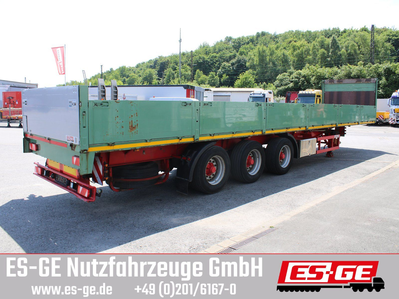 Schmidt 3-Achs-Sattelanhänger - Полуприцеп бортовой/ Платформа: фото 4 Schmidt 3-Achs-Sattelanhänger - Полуприцеп бортовой/ Платформа: фото 4