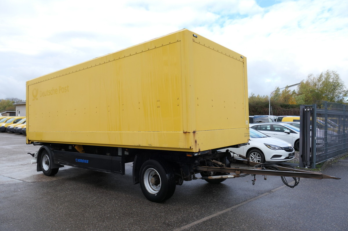 KRONE AZK 18 EL PORTALTÜREN - Прицеп-фургон: фото 1 KRONE AZK 18 EL PORTALTÜREN - Прицеп-фургон: фото 1