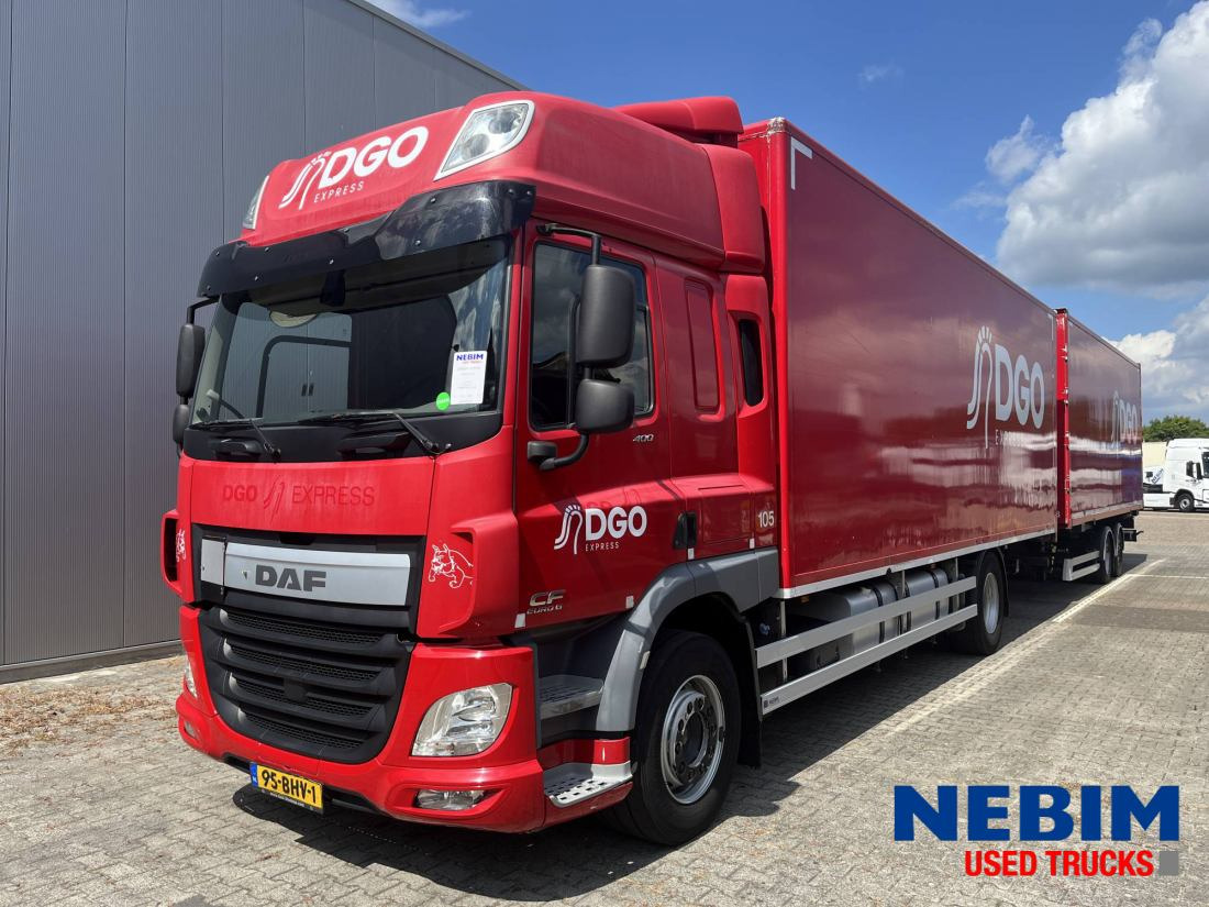 DAF CF 400 4X2 + Wecon Trailer - Грузовик с закрытым кузовом: фото 1 DAF CF 400 4X2 + Wecon Trailer - Грузовик с закрытым кузовом: фото 1