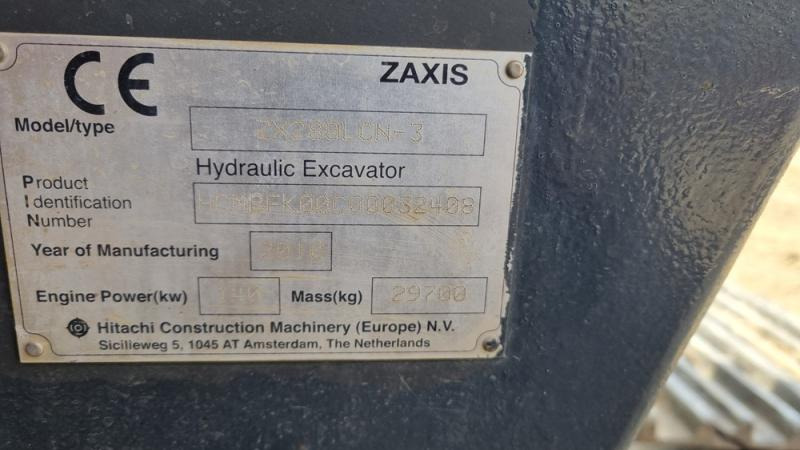 Hitachi ZX280 - Гусеничный экскаватор: фото 5 Hitachi ZX280 - Гусеничный экскаватор: фото 5