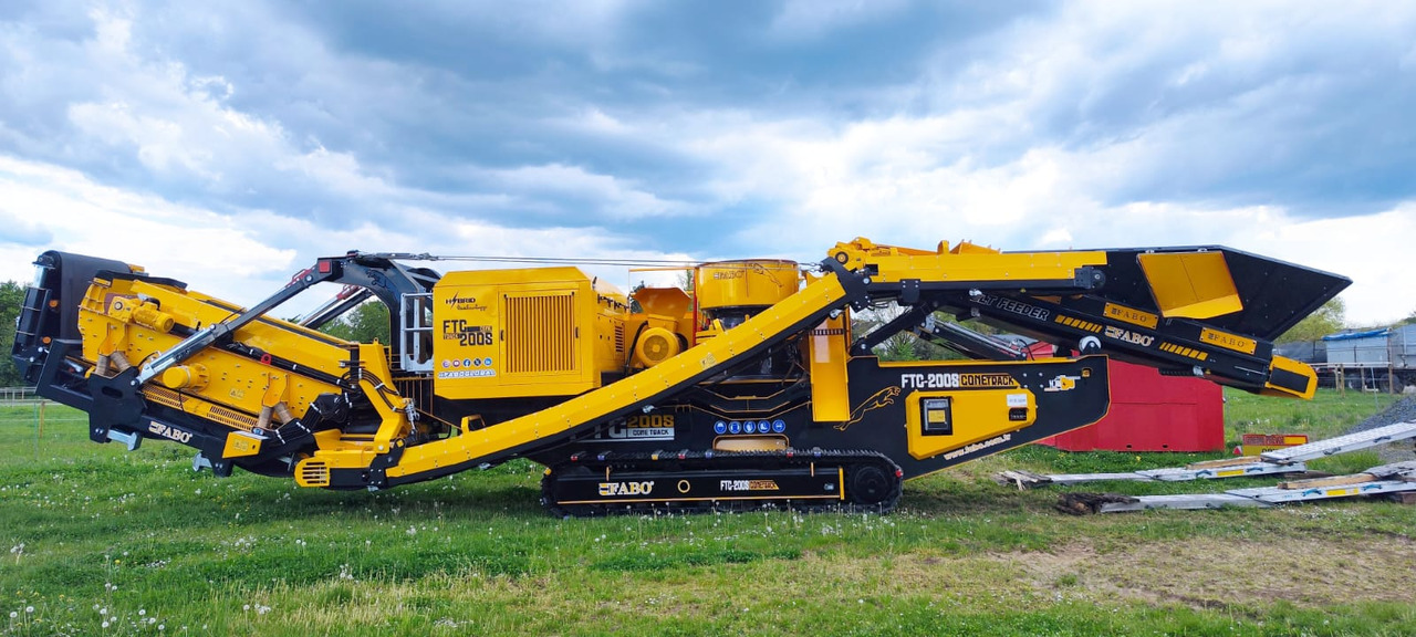 FABO FTC-200-S Mobile Cone Crusher With Screen - Мобильная дробилка: фото 1 FABO FTC-200-S Mobile Cone Crusher With Screen - Мобильная дробилка: фото 1
