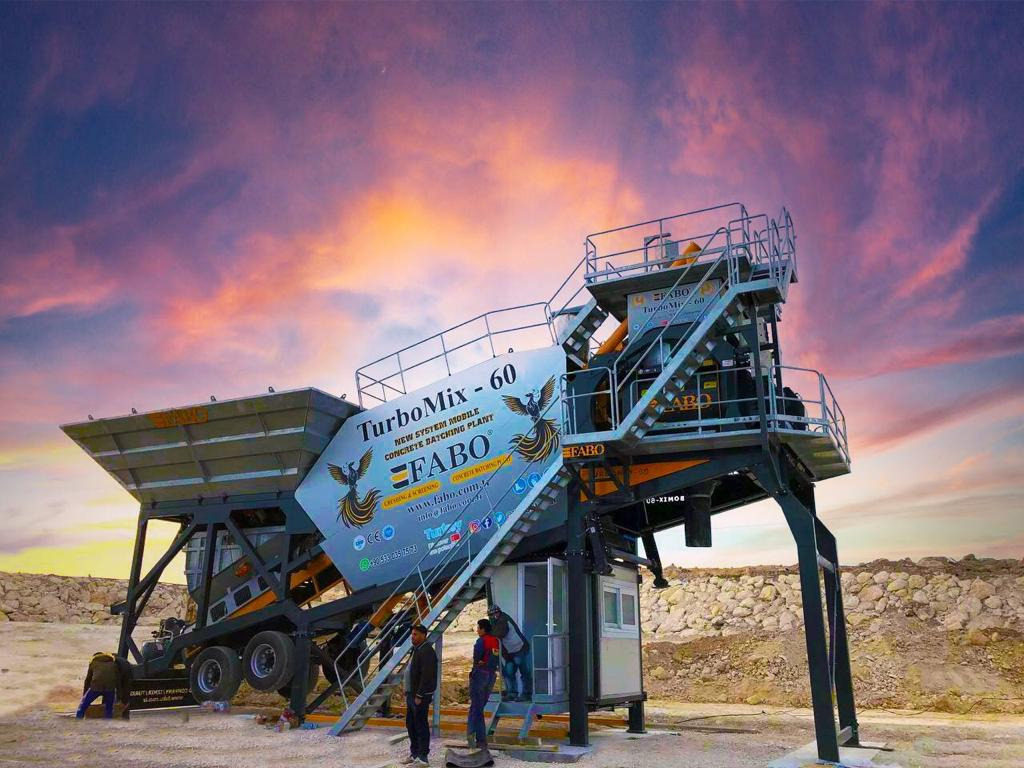 FABO Mobile Concrete Batching Plants - Бетонный завод: фото 1 FABO Mobile Concrete Batching Plants - Бетонный завод: фото 1
