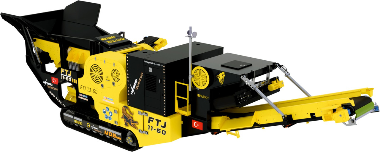 Новый Мобильная дробилка FABO Mobile crusher: фото 13 Новый Мобильная дробилка FABO Mobile crusher: фото 13