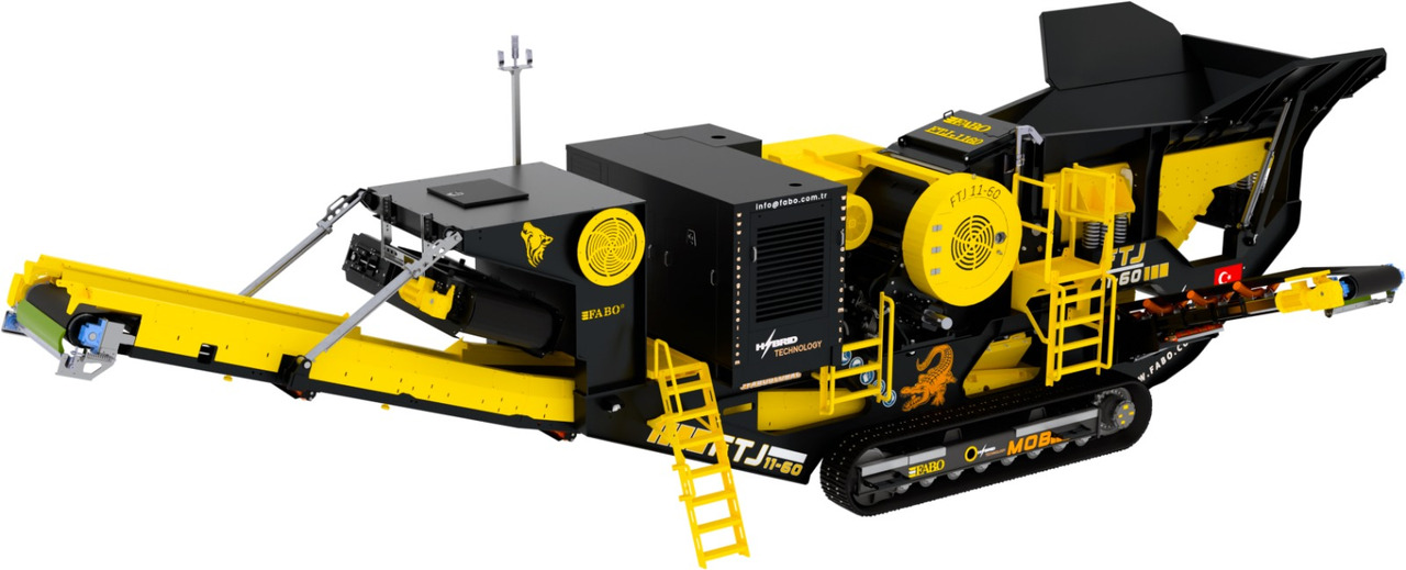 Новый Мобильная дробилка FABO Mobile crusher: фото 11 Новый Мобильная дробилка FABO Mobile crusher: фото 11