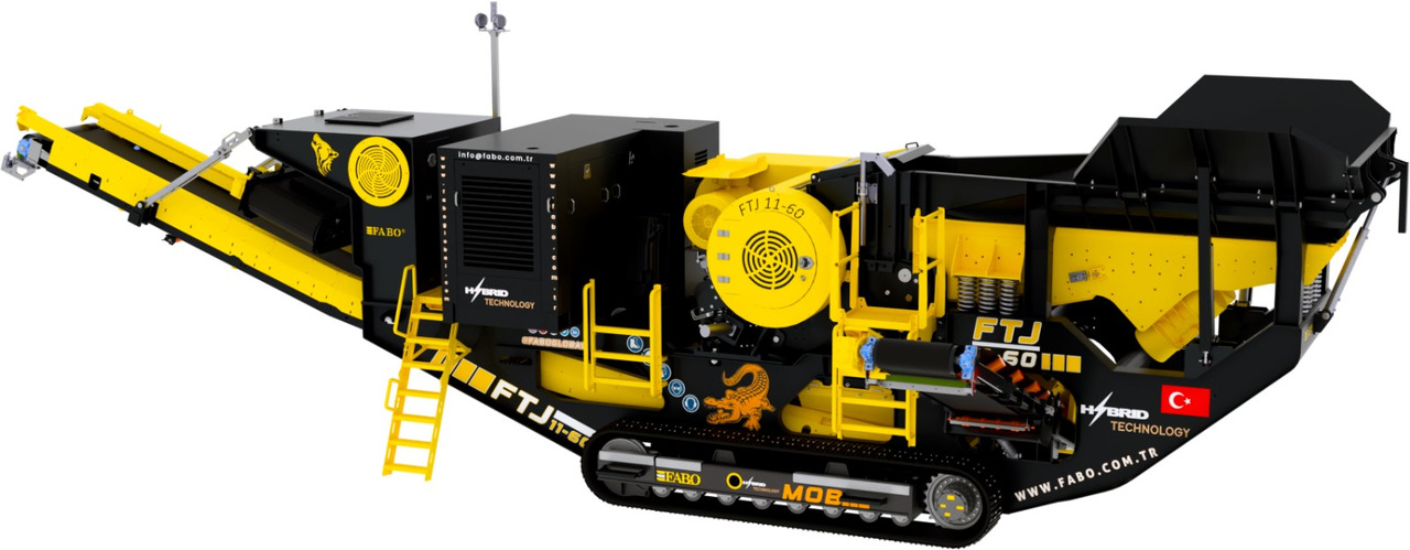 Новый Мобильная дробилка FABO Mobile crusher: фото 12 Новый Мобильная дробилка FABO Mobile crusher: фото 12