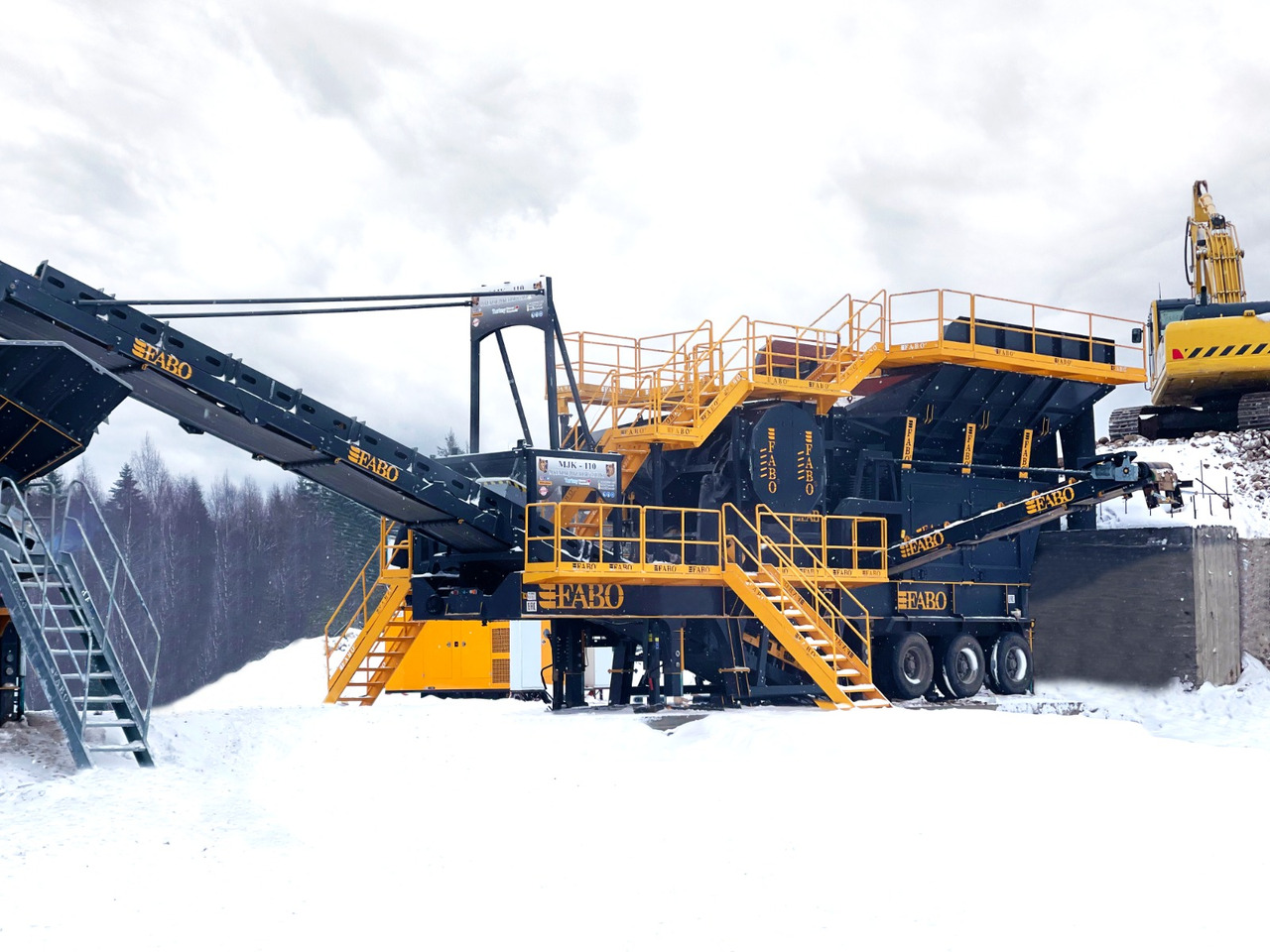 Новый Мобильная дробилка FABO Mobile crusher: фото 10