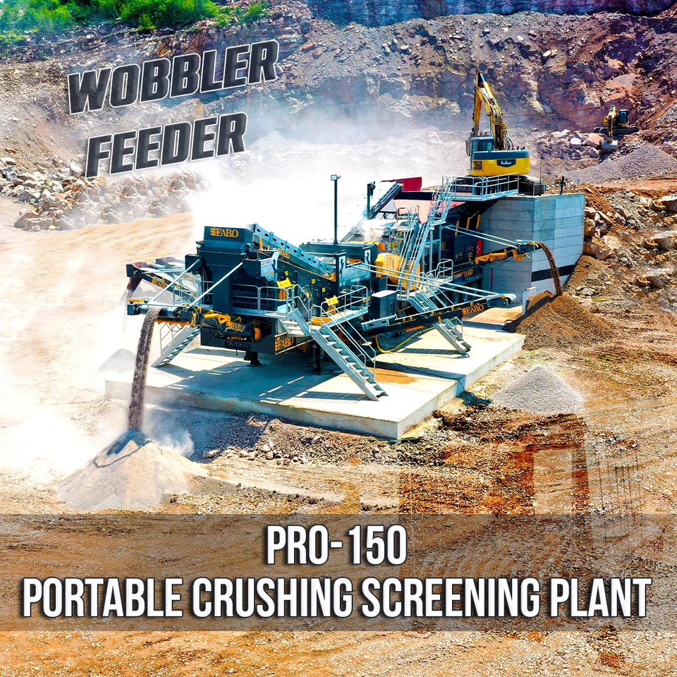 FABO PRO-150 MOBILE CRUSHER | WOBBLER FEEDER - Мобильная дробилка: фото 1 FABO PRO-150 MOBILE CRUSHER | WOBBLER FEEDER - Мобильная дробилка: фото 1