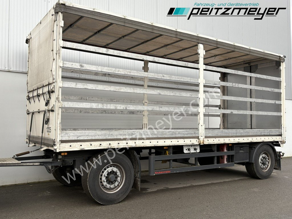 KRUKENMEIER PRITSCHENANHÄNGER 18 T. mit Durchlade - Тентованный прицеп: фото 3 KRUKENMEIER PRITSCHENANHÄNGER 18 T. mit Durchlade - Тентованный прицеп: фото 3