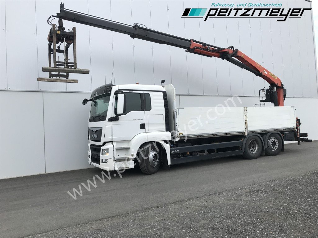 MAN TGS 26.440 FL 6x2 Palfinger PK 21001 L Steinzange, EU 6, Lenkachse - Грузовик бортовой/ Платформа, Автоманипулятор: фото 1 MAN TGS 26.440 FL 6x2 Palfinger PK 21001 L Steinzange, EU 6, Lenkachse - Грузовик бортовой/ Платформа, Автоманипулятор: фото 1