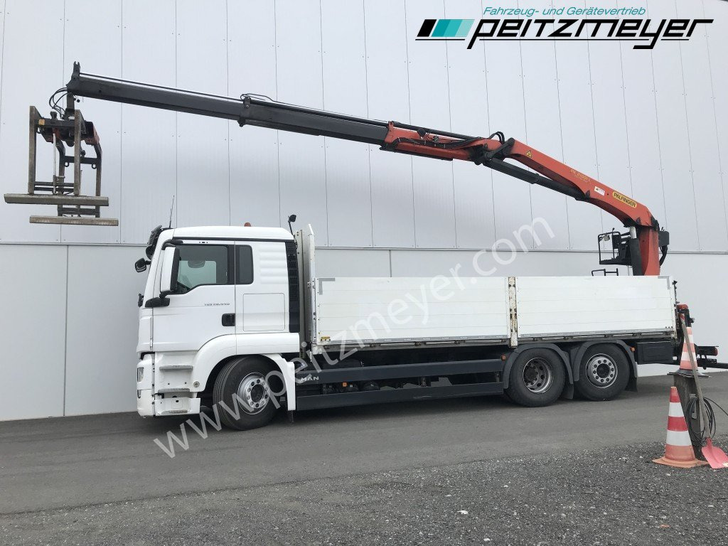 Грузовик бортовой/ Платформа, Автоманипулятор MAN TGS 26.440 FL 6x2 Palfinger PK 21001 L Steinzange, EU 6, Lenkachse: фото 7 Грузовик бортовой/ Платформа, Автоманипулятор MAN TGS 26.440 FL 6x2 Palfinger PK 21001 L Steinzange, EU 6, Lenkachse: фото 7