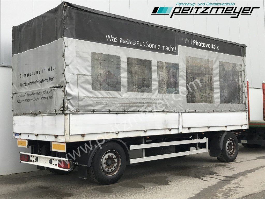 MEERMEIER Anhänger AP 180 Pritschenanh. 18 t. - Тентованный прицеп: фото 1 MEERMEIER Anhänger AP 180 Pritschenanh. 18 t. - Тентованный прицеп: фото 1
