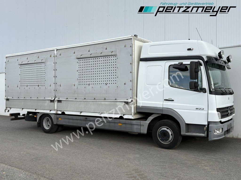 MERCEDES-BENZ Atego 823 L Geflügelpritsche L - Fahrerhaus, Klima, 2 x AHK - Грузовик с закрытым кузовом: фото 4 MERCEDES-BENZ Atego 823 L Geflügelpritsche L - Fahrerhaus, Klima, 2 x AHK - Грузовик с закрытым кузовом: фото 4