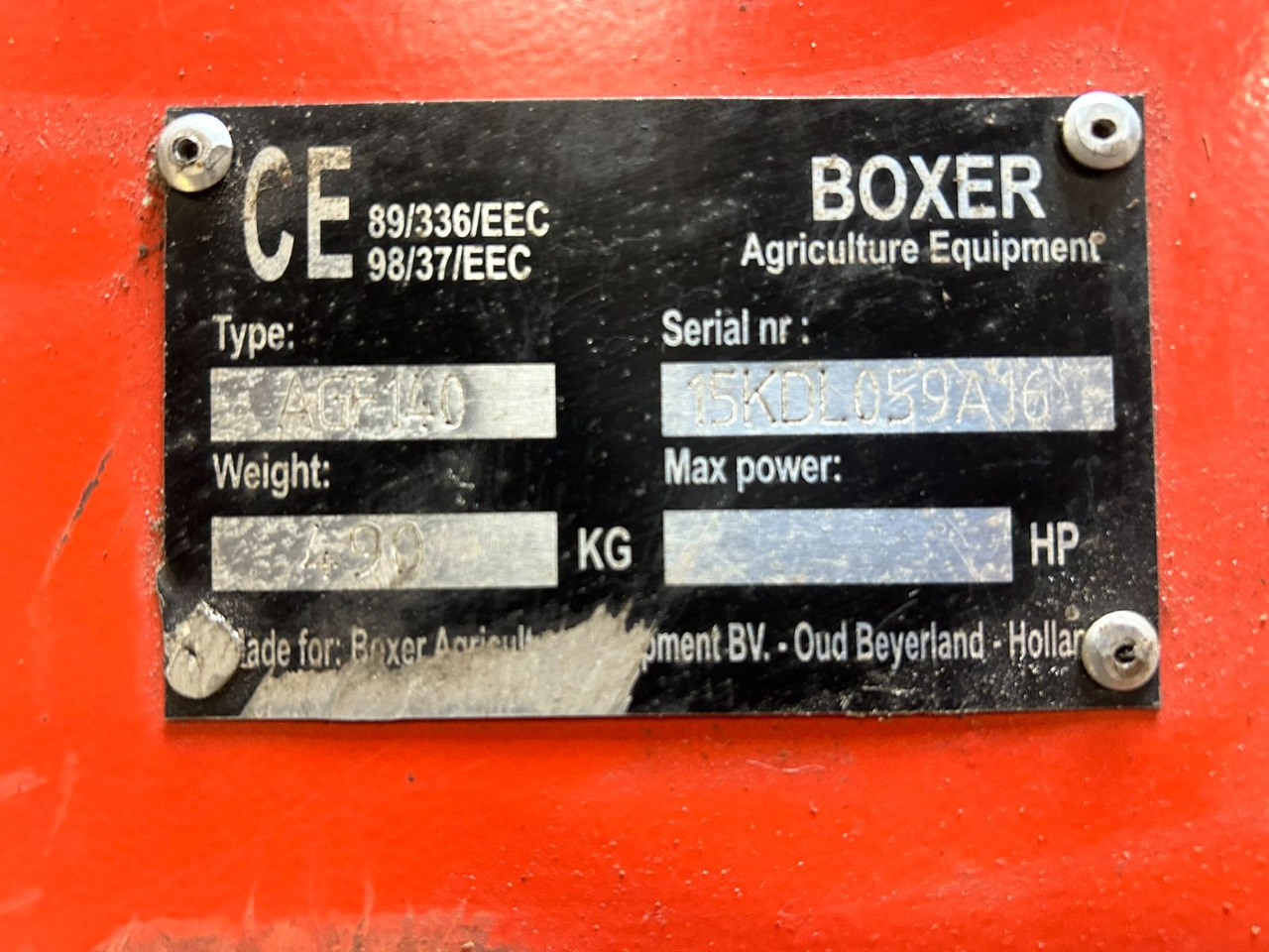Boxer Boxer agroculture agf140 - Боковая косилка-измельчитель: фото 4 Boxer Boxer agroculture agf140 - Боковая косилка-измельчитель: фото 4