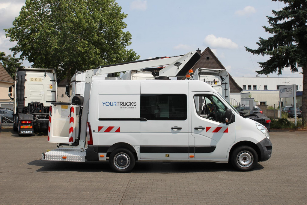 Грузовик с подъемником Renault Master  Versalift ETL32 11m Klima nur 313h HU-UVV: фото 10