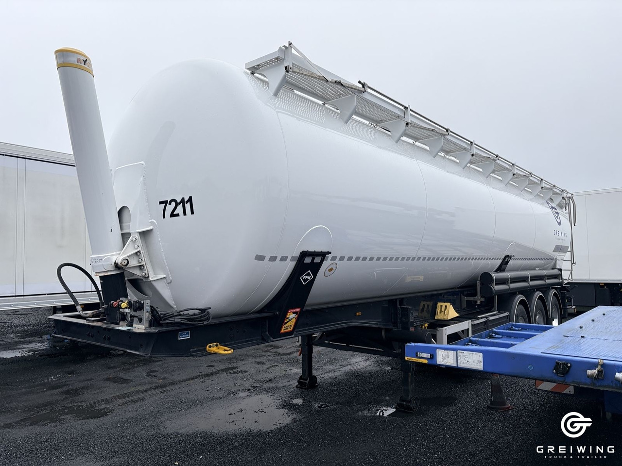 Feldbinder KIP 60.3 - Полуприцеп цистерна для сыпучих грузов: фото 1 Feldbinder KIP 60.3 - Полуприцеп цистерна для сыпучих грузов: фото 1