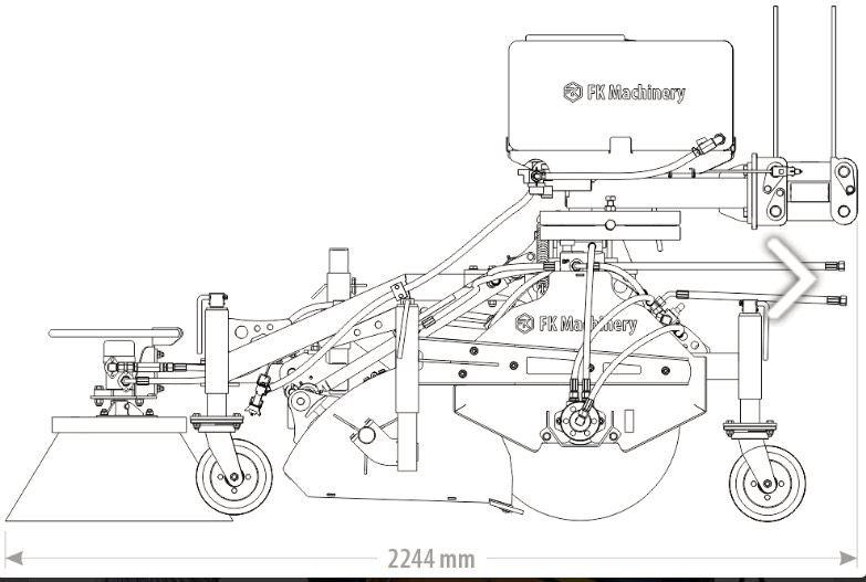 Kehrmaschine 1,2 1,5, 1,8m 2,3m Schlepper Radlader Teleskoplader - Щетка: фото 2 Kehrmaschine 1,2 1,5, 1,8m 2,3m Schlepper Radlader Teleskoplader - Щетка: фото 2