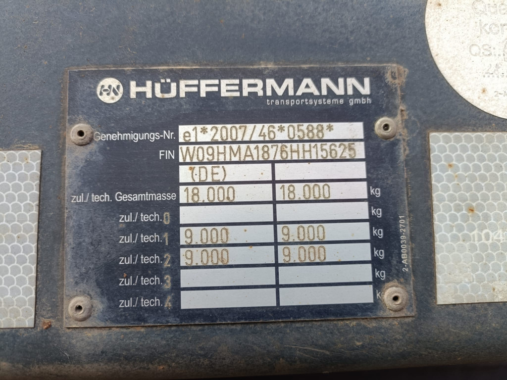 HUEFFERMANN Anhänger für Absetzmulden HMA 18.76 LS Containeranhänger - Прицеп-контейнеровоз/ Сменный кузов: фото 2 HUEFFERMANN Anhänger für Absetzmulden HMA 18.76 LS Containeranhänger - Прицеп-контейнеровоз/ Сменный кузов: фото 2