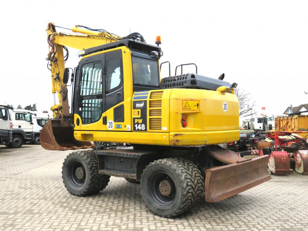 KOMATSU HANOMAG KOMATSU HANOMAG Mobilbagger Bagger PW 148 - 8 6.824h Deutsch top - Колёсный экскаватор: фото 4 KOMATSU HANOMAG KOMATSU HANOMAG Mobilbagger Bagger PW 148 - 8 6.824h Deutsch top - Колёсный экскаватор: фото 4