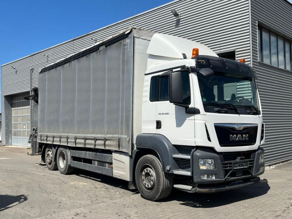 MAN TG-S 26.400 6x2-2 BL Pritsche Heckkran 5xhydr.Au - Автоманипулятор: фото 2 MAN TG-S 26.400 6x2-2 BL Pritsche Heckkran 5xhydr.Au - Автоманипулятор: фото 2