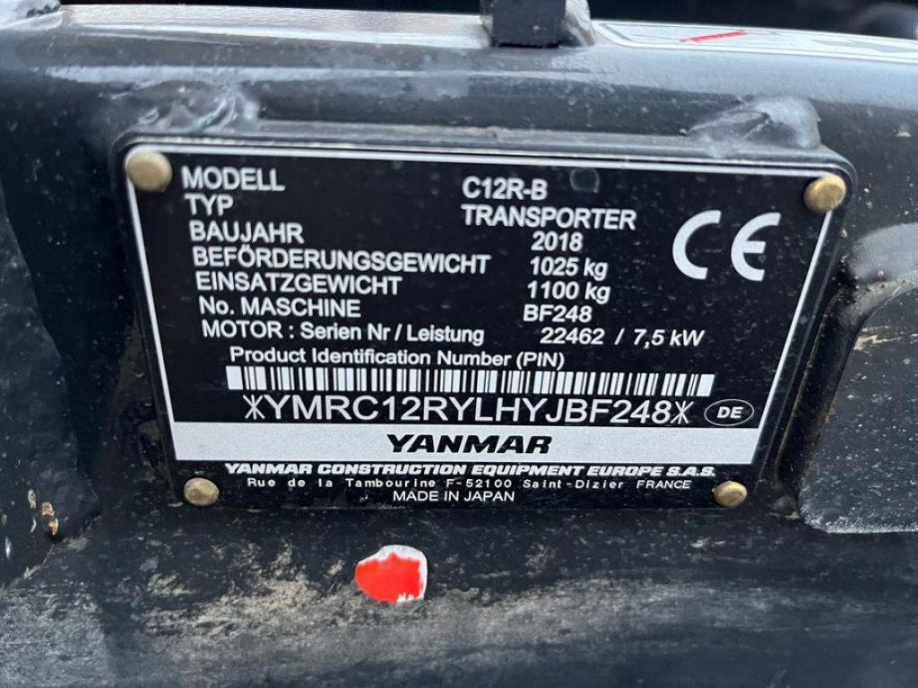 YANMAR Kettendumper C 12 R Baumaschine Kettendumper - Строительная техника: фото 3 YANMAR Kettendumper C 12 R Baumaschine Kettendumper - Строительная техника: фото 3