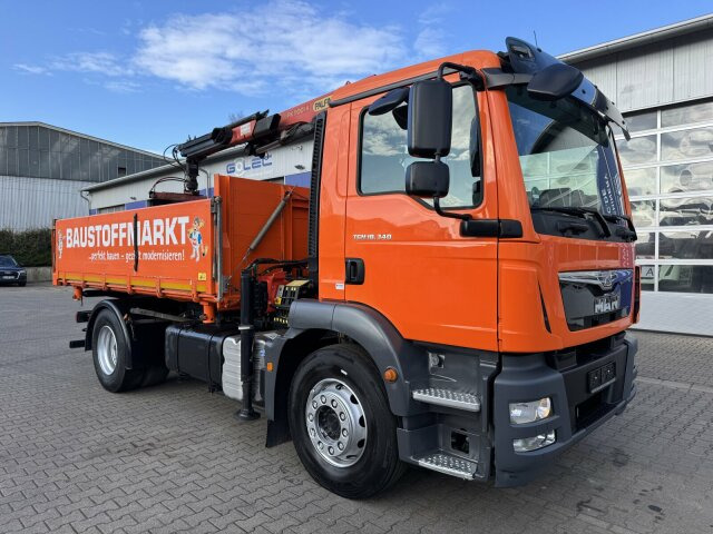 MAN TGM 18.340 4x2 Euro 6 Kipper Kran PK11001.K - Самосвал, Автоманипулятор: фото 1 MAN TGM 18.340 4x2 Euro 6 Kipper Kran PK11001.K - Самосвал, Автоманипулятор: фото 1