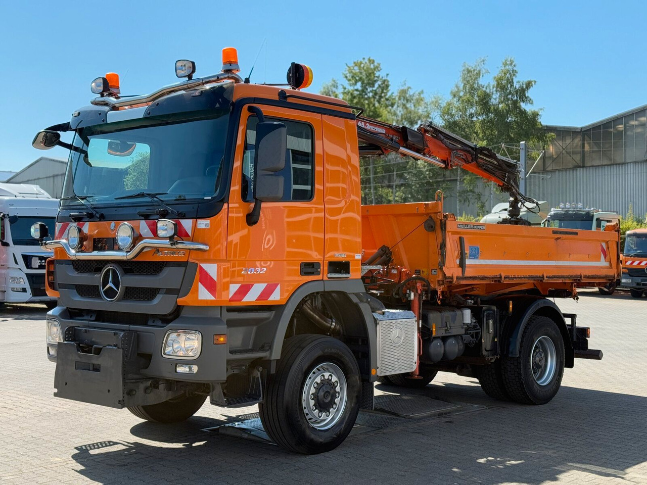 Автоманипулятор Mercedes-Benz ACTROS 2044 4x4 Kipper Kran ATLAS 65.2 A2L: фото 11