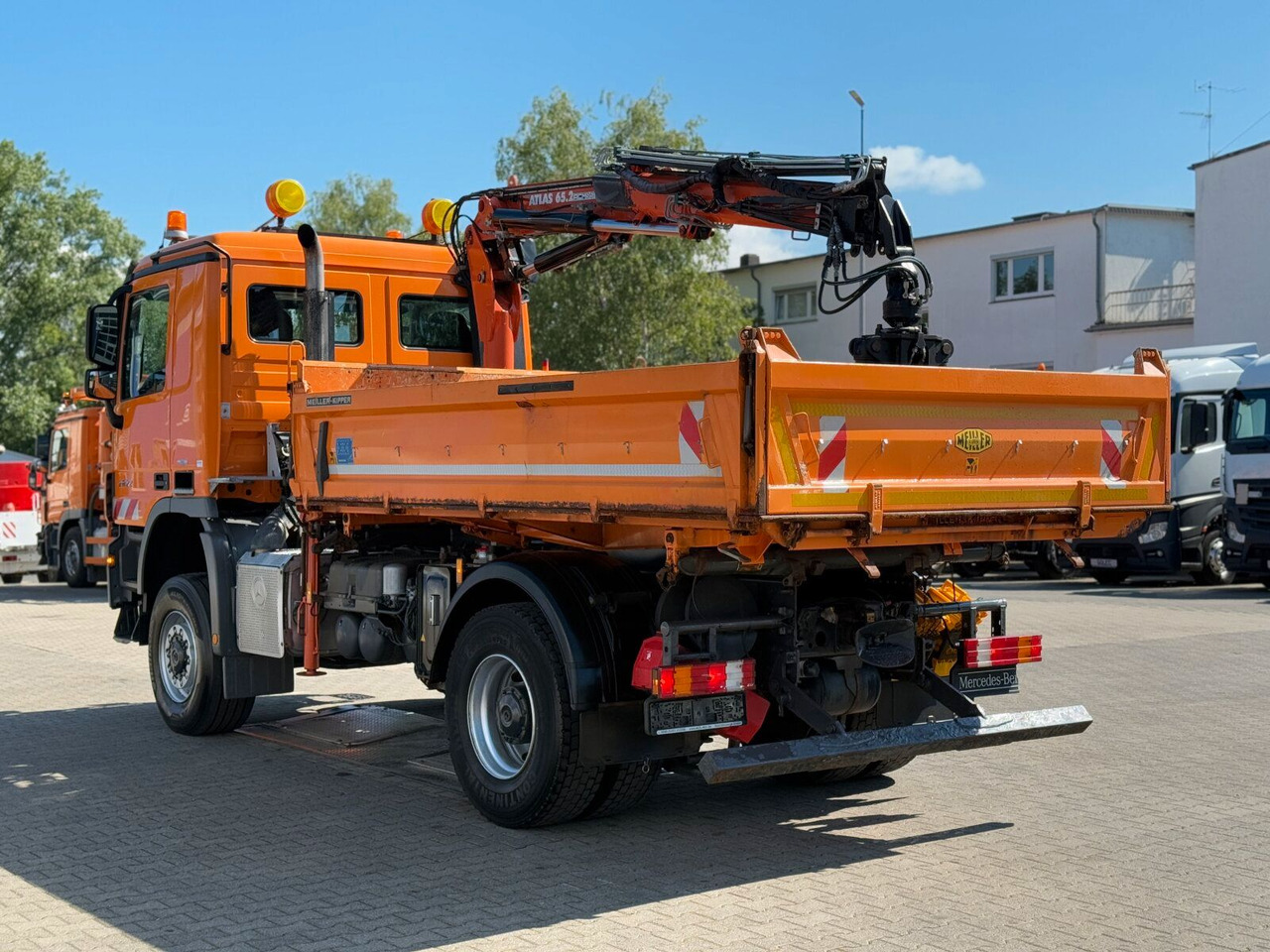 Автоманипулятор Mercedes-Benz ACTROS 2044 4x4 Kipper Kran ATLAS 65.2 A2L: фото 9
