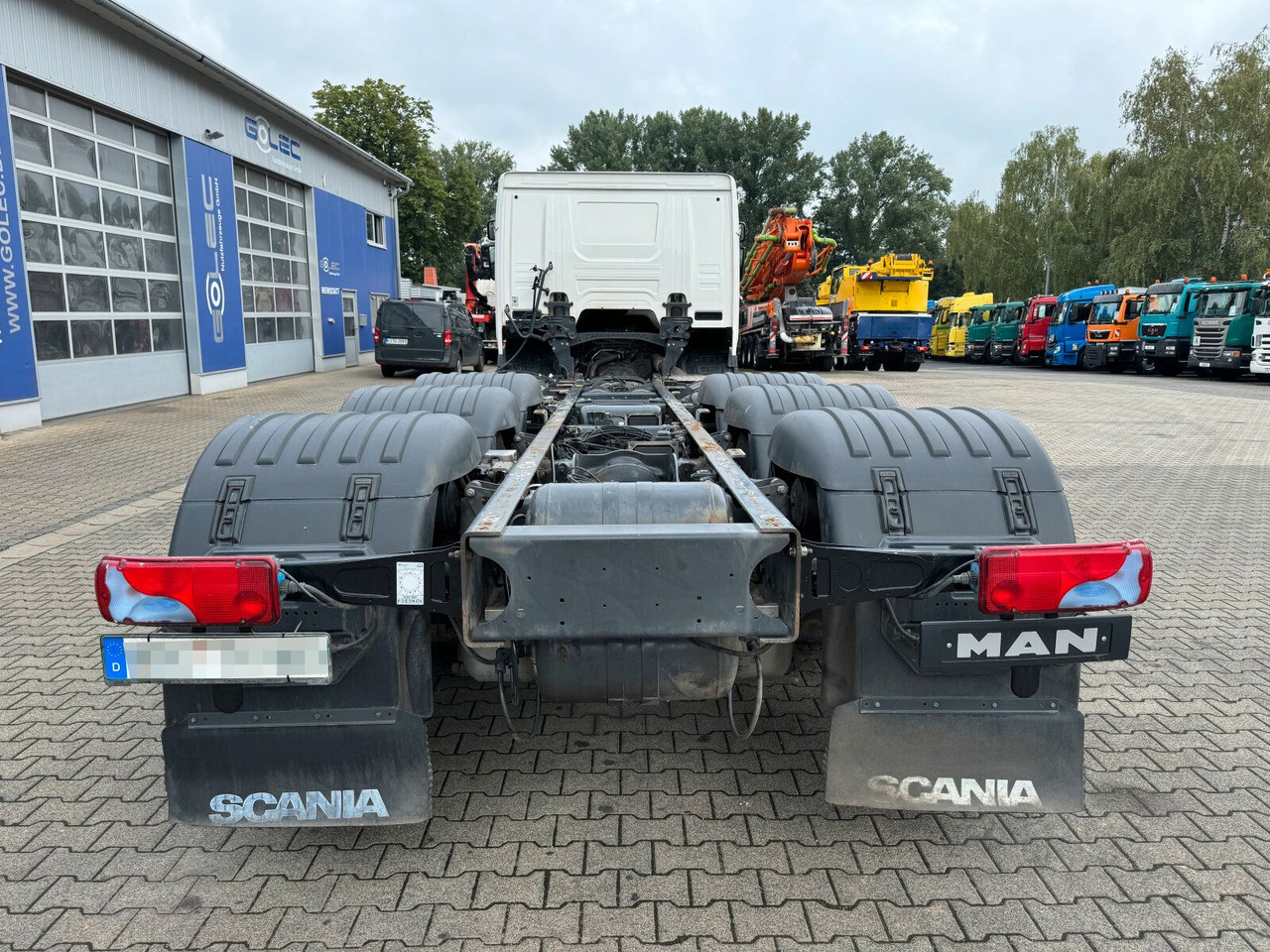 Грузовик-шасси, Автоманипулятор Scania G 410 B8x2*6 NB LNG Fahrgestell Nebenantrieb: фото 6