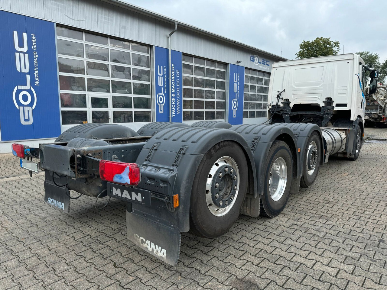Грузовик-шасси, Автоманипулятор Scania G 410 B8x2*6 NB LNG Fahrgestell Nebenantrieb: фото 5