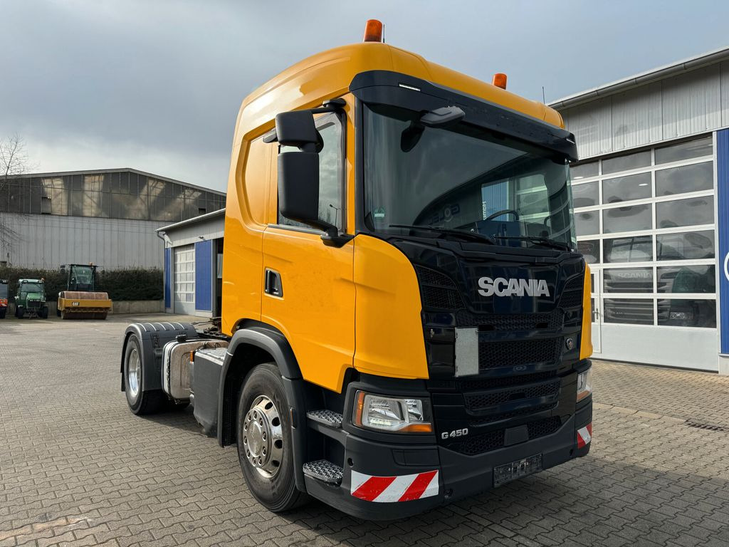 Тягач Scania G450 4x2 Euro 6 SZM Kipphydraulik Blatt/Luft: фото 1